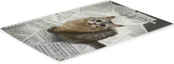 Тетрадь нотная Феникс+ Кот и партитура / 73246 5