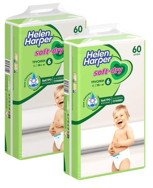 Подгузники-трусики детские Helen Harper Soft&Dry XL