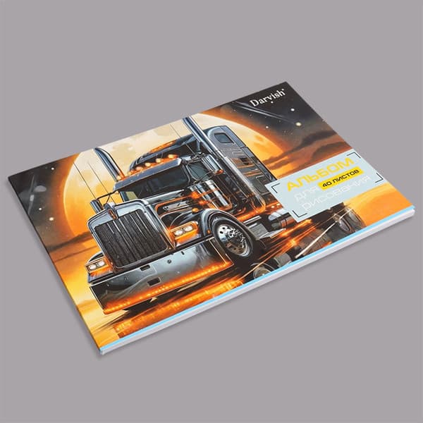 Альбом для рисования Darvish Truck / DV-2743-2 2