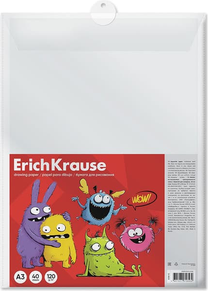 Набор бумаги для рисования Erich Krause Jolly Friends / 65610