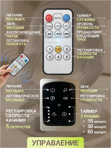 Детский шезлонг Labalu HCY260114-3 5