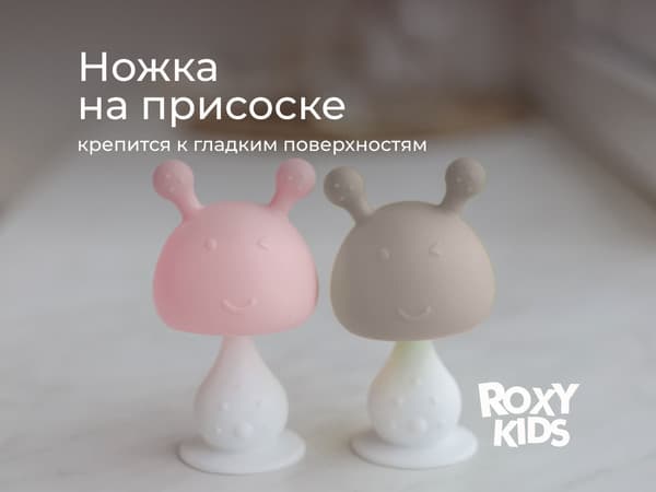 Прорезыватель для зубов ROXY-KIDS Грибочек RST-001-CAR 7