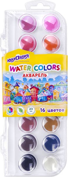 Акварельные краски Юнландия Домики / 192631 7