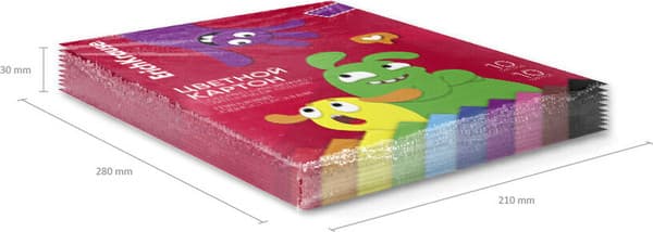 Набор цветного картона Erich Krause Jolly Friends / 65626 6