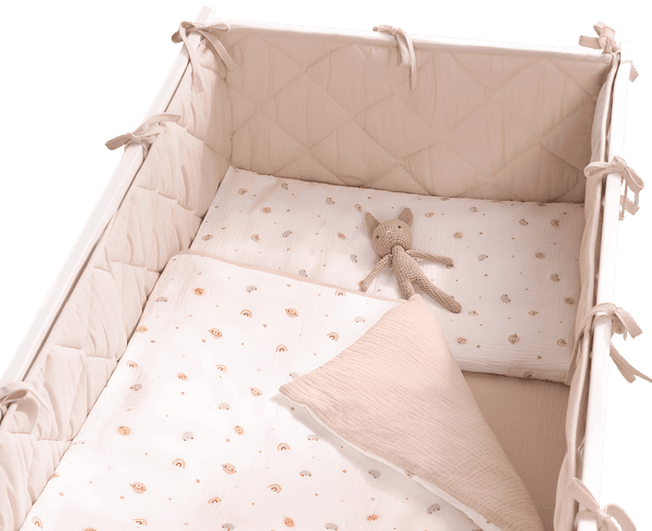 Комплект постельный для малышей Perina Muslin КПБ3-М.1.25х2.1