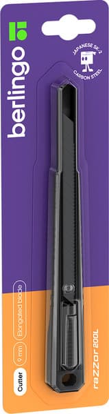 Нож канцелярский Berlingo Razzor 200L / BM4151