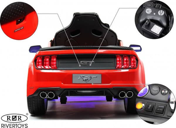 Детский автомобиль RiverToys Ford Mustang GT / A222MP 5