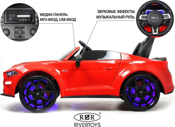 Детский автомобиль RiverToys Ford Mustang GT / A222MP 3