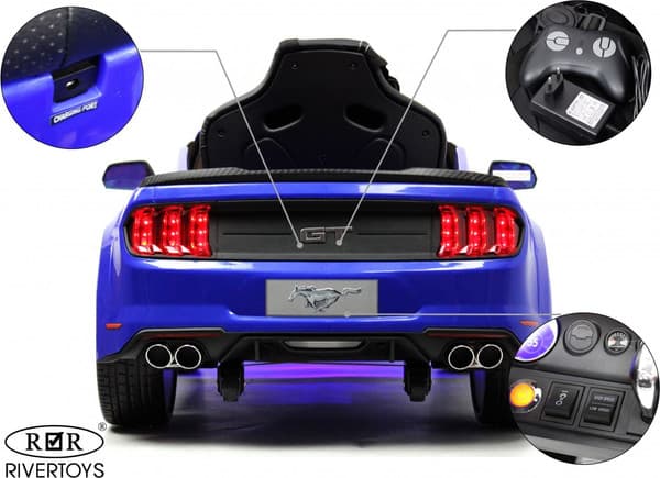 Детский автомобиль RiverToys Ford Mustang GT / A222MP 5