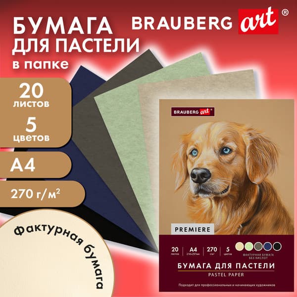 Набор бумаги для рисования Brauberg Art / 117755 2