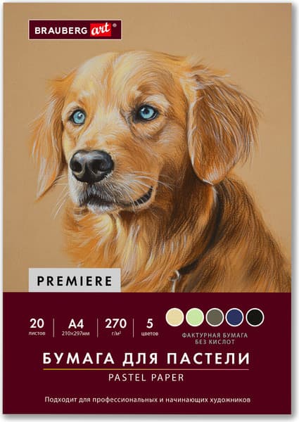 Набор бумаги для рисования Brauberg Art / 117755