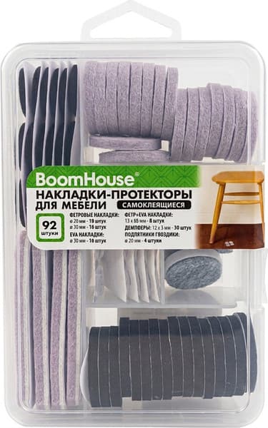 Набор накладок защитных для мебели Boomhouse 701831