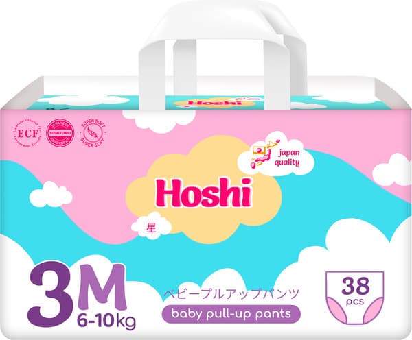 Подгузники-трусики детские Hoshi Baby Pull-Up Pants M