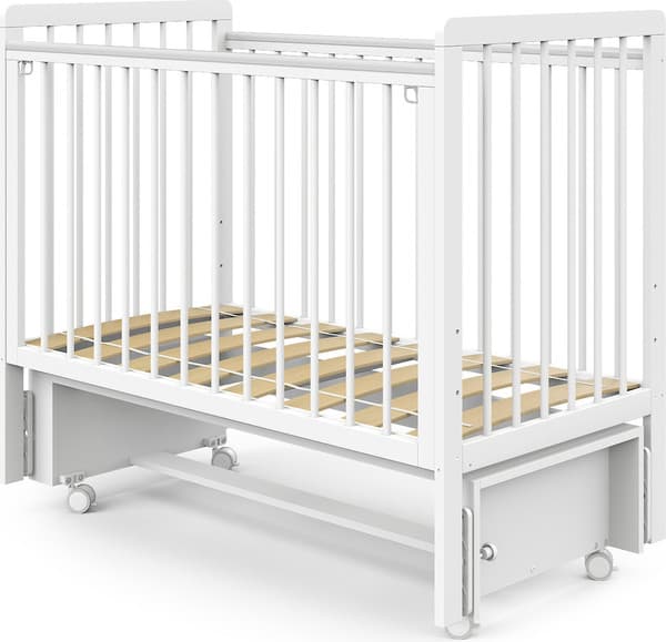 Детская кроватка Атон Baby Master Ariel 06 колесо маятник 3