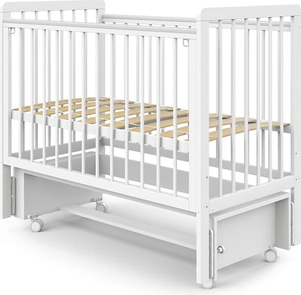 Детская кроватка Атон Baby Master Ariel 06 колесо маятник 4