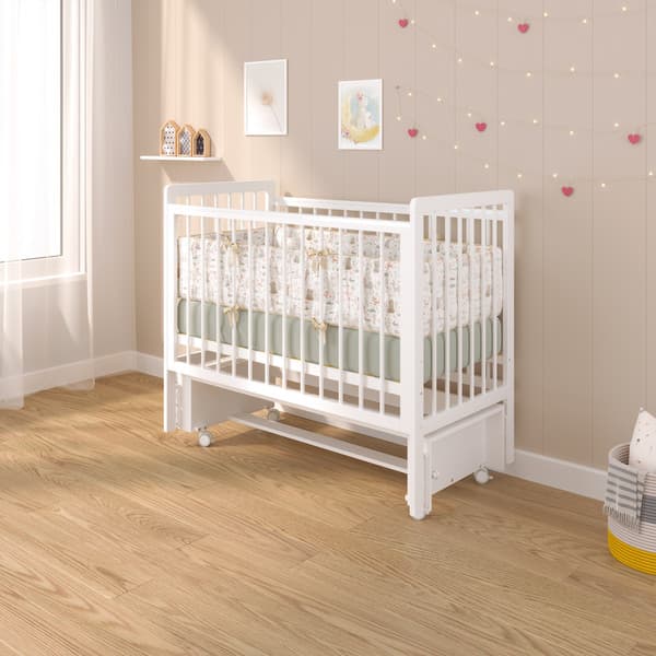 Детская кроватка Атон Baby Master Ariel 06 колесо маятник 7