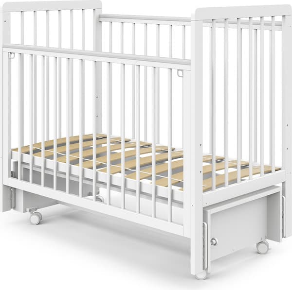Детская кроватка Атон Baby Master Ariel 06 колесо маятник 5