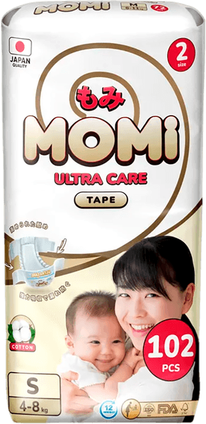 Подгузники детские Momi Ultra Care Mega pack S 4-8кг