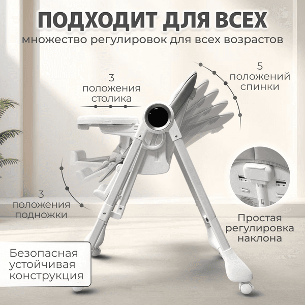 Стульчик для кормления Bubago Mateo BG 215-1 8