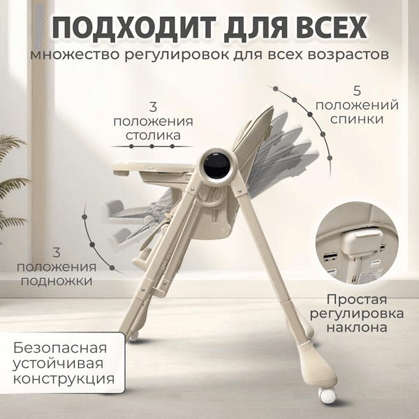 Стульчик для кормления Bubago Mateo BG 215-2 8