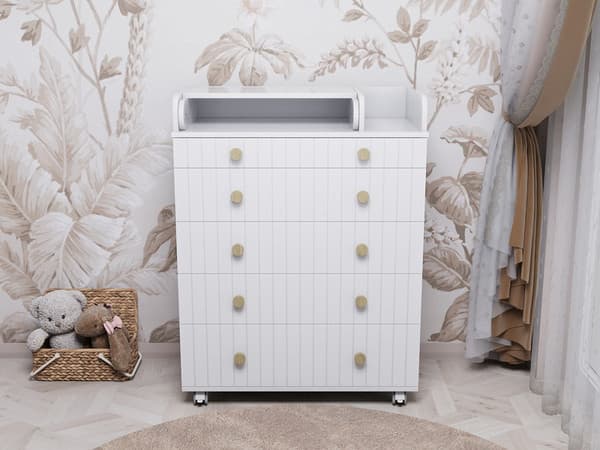 Комод пеленальный Incanto Lunna Charm МДФ 800/5 / PK-0004/12mdf 9