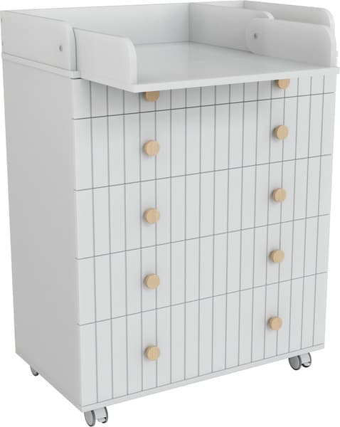 Комод пеленальный Incanto Lunna Charm МДФ 800/5 / PK-0004/12mdf 4