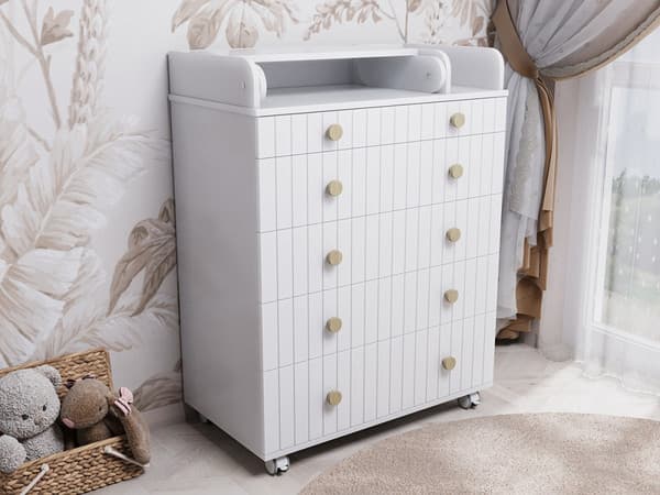 Комод пеленальный Incanto Lunna Charm МДФ 800/5 / PK-0004/12mdf 7