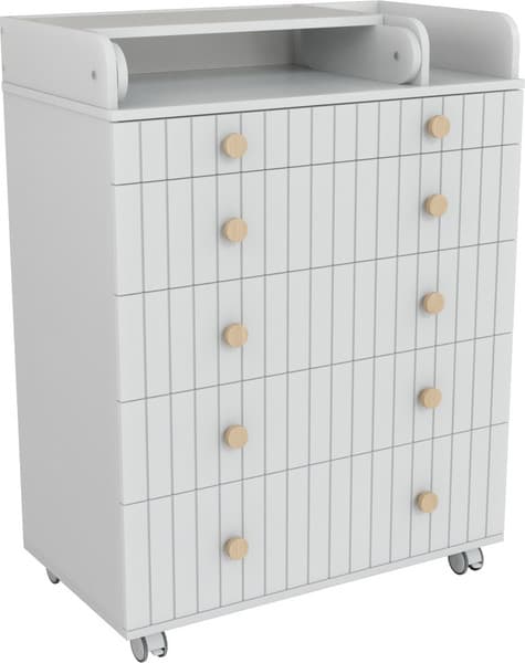 Комод пеленальный Incanto Lunna Charm МДФ 800/5 / PK-0004/12mdf
