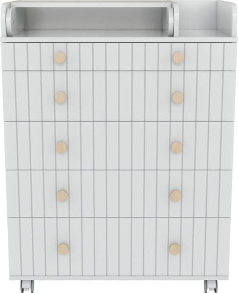 Комод пеленальный Incanto Lunna Charm МДФ 800/5 / PK-0004/12mdf 2
