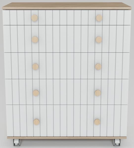 Комод пеленальный Incanto Lunna Charm МДФ 800/5 / PK-0004/13mdf 6