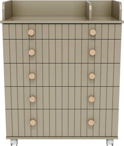 Комод пеленальный Incanto Lunna Charm МДФ 800/5 / PK-0004/15mdf 5