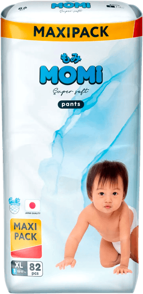 Подгузники-трусики детские Momi Super Soft Maxi Pack 12-17кг