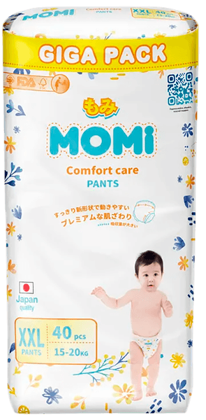 Подгузники-трусики детские Momi Comfort Care Giga XXL 15-20кг