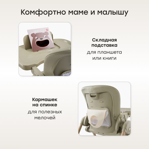 Стульчик для кормления Happy Baby William Lux 5