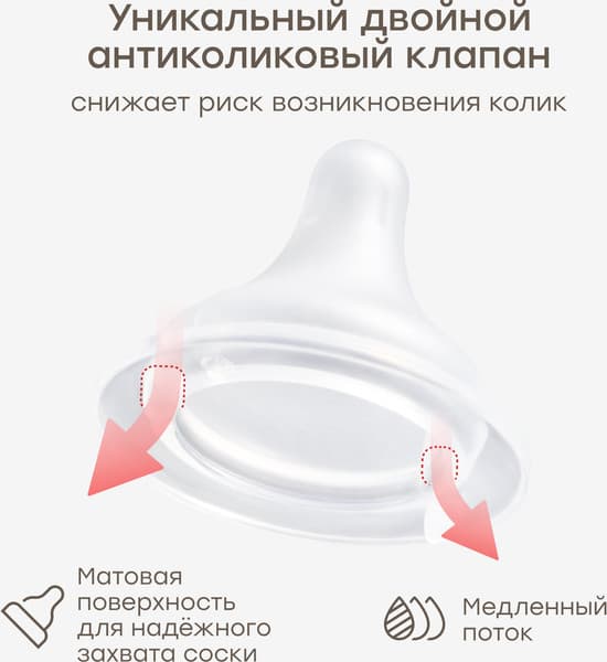 Бутылочка для кормления Happy Baby с силиконовой соской / 10031 6
