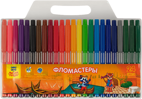 Фломастеры Мульти-пульти Енот в Венеции / WP_68085