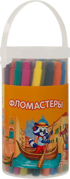 Фломастеры Мульти-пульти Енот в Венеции / WP_68089