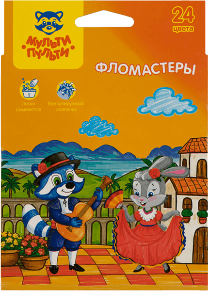 Фломастеры Мульти-пульти Енот в Испании / WP_68081