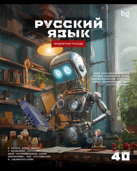 Набор предметных тетрадей BG Робот / ТПК5ск40 73000 4