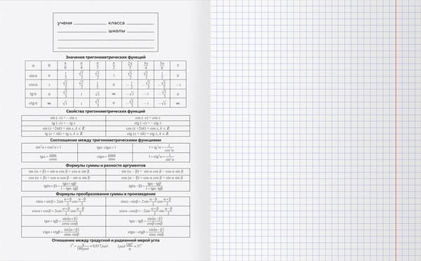 Набор предметных тетрадей BG Перфокарта-1 / ТПК5ск48_пл 12965 9