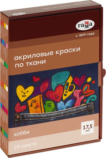Акриловые краски ГАММА Хобби / 100817_F 2