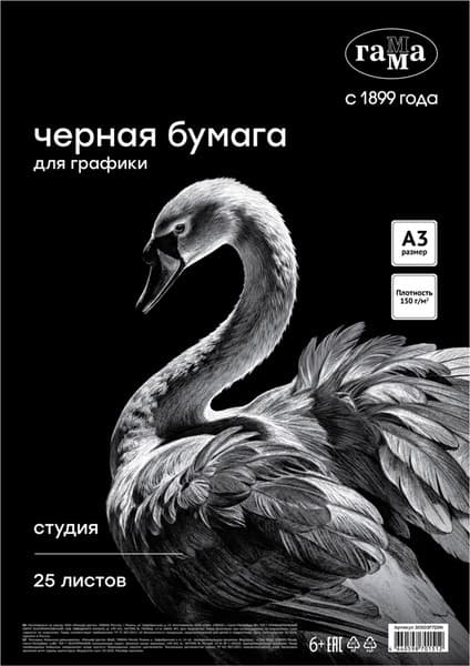 Набор бумаги для рисования ГАММА Студия / 30S03F725N