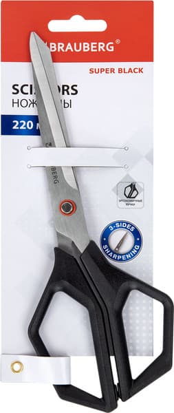 Ножницы канцелярские Brauberg Super Black / 238855 7
