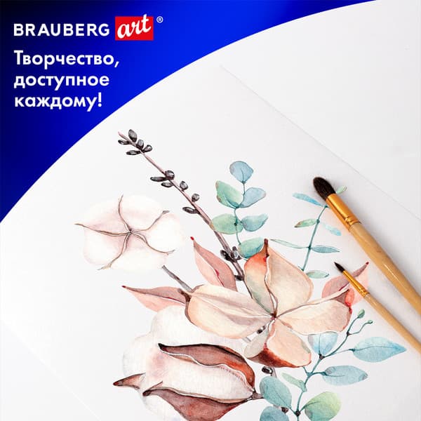 Набор бумаги для рисования Brauberg Уточка / 117732 8