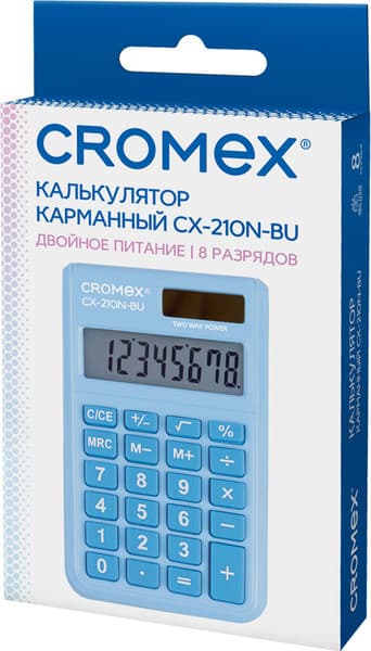 Калькулятор Cromex CX-210N-BU / 273835 7