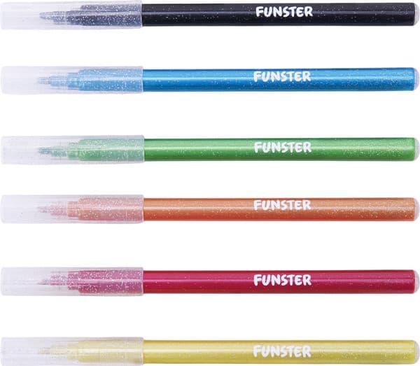 Фломастеры FUNSTER Glitter / 152628 2