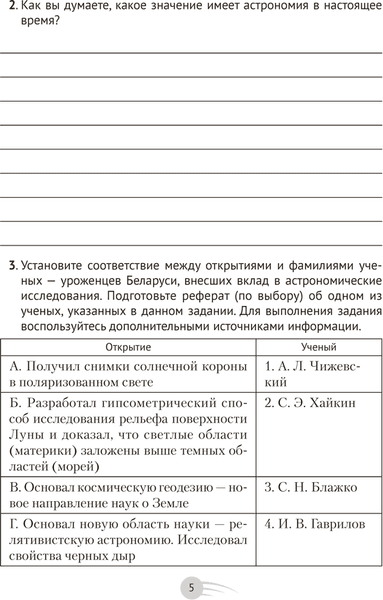 Рабочая тетрадь Аверсэв Астрономия. 11 класс. Практикум. 2026 4