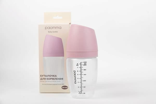 Бутылочка для кормления Paomma С соской L 7