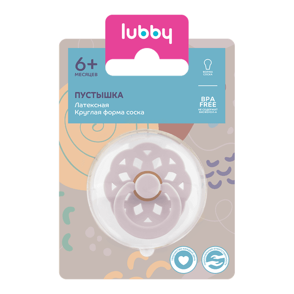 Пустышка Lubby 32156/12 3