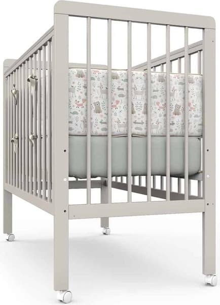 Детская кроватка Атон Baby Master Ariel 04 колесо дерево 8